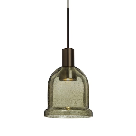 Kiba Cord Pendant, Latte Bubble, Bronze Finish, 1x3W LED